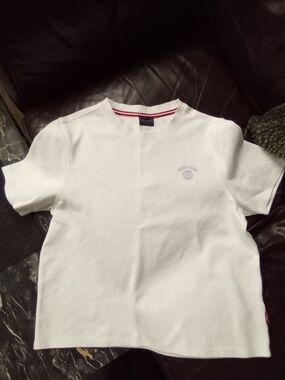 White Short Sleeve Crew Tee
